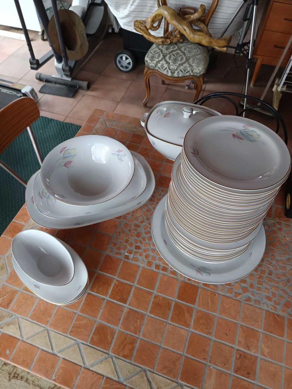 Magnifique service de table 42 pieces Turckheim Décoration