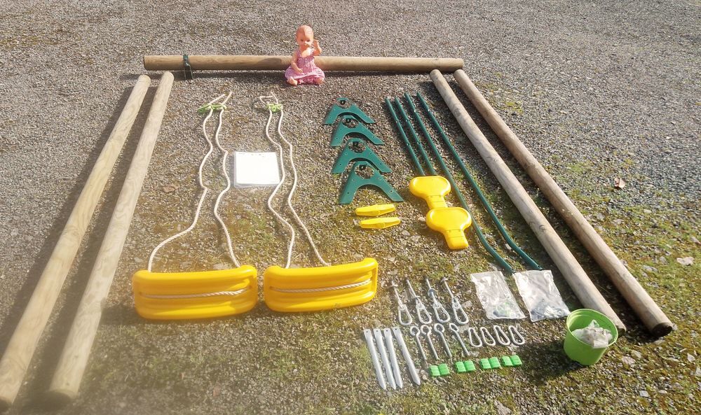 Jolie balan&ccedil;oire Trigano jamais mont&eacute; complete avec notice Jardin