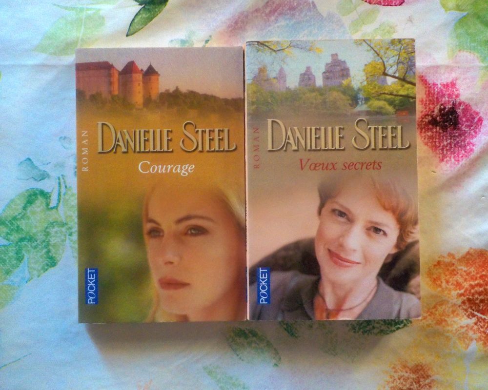 2 Danielle STEEL : COURAGE et VOEUX SECRETS Ed. Pocket Livres et BD