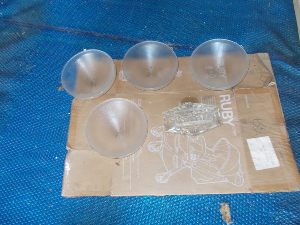 cache luminaire (lot) en verre Bricolage