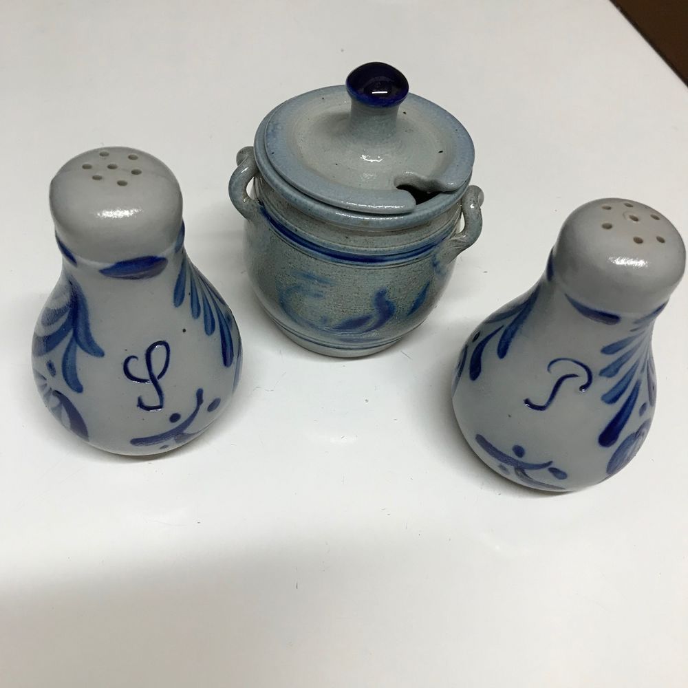 Ensemble 3 Pi&egrave;ces Sel Poivre Moutarde Gr&egrave;s d'Alsace Cuisine