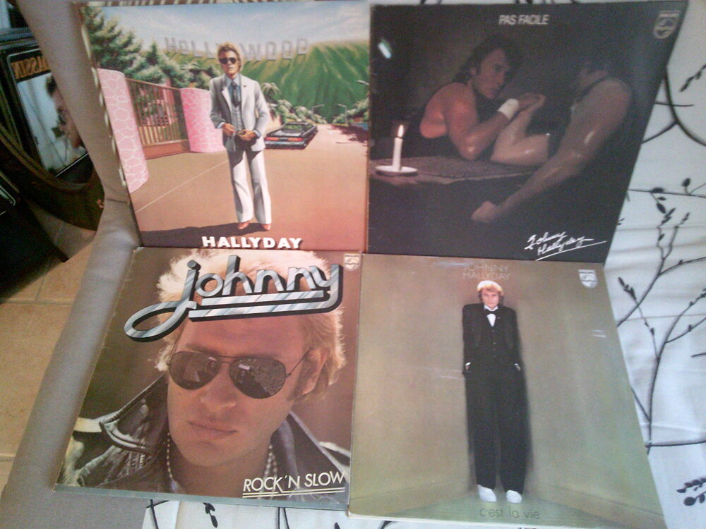 8 vinyles 33 tours johnny hallyday CD et vinyles