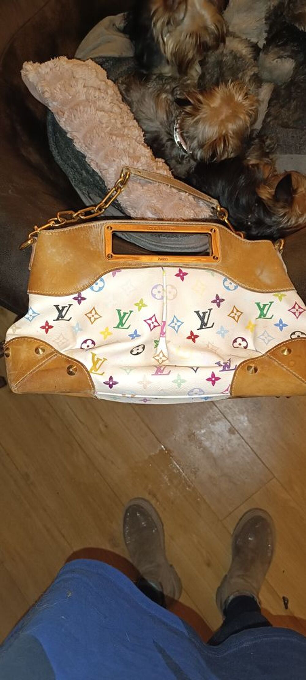 Sac louis Vuitton mod&egrave;le lady Maroquinerie