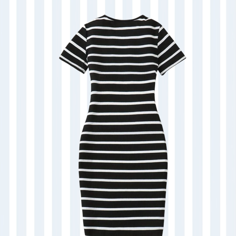 Robe d&eacute;contract&eacute;e d'&eacute;t&eacute; &agrave; manches courtes pour jeunes filles Vêtements