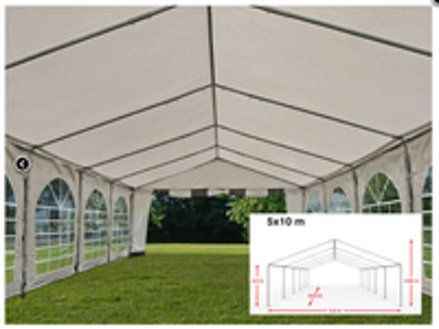   TENTE DE RECEPTION 5m X 10m 