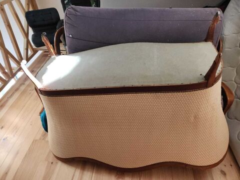 banquette d'epoque louis Philippe en noyer avec c'est roulette origine 2500 Aspres-sur-Bu�ch (05)