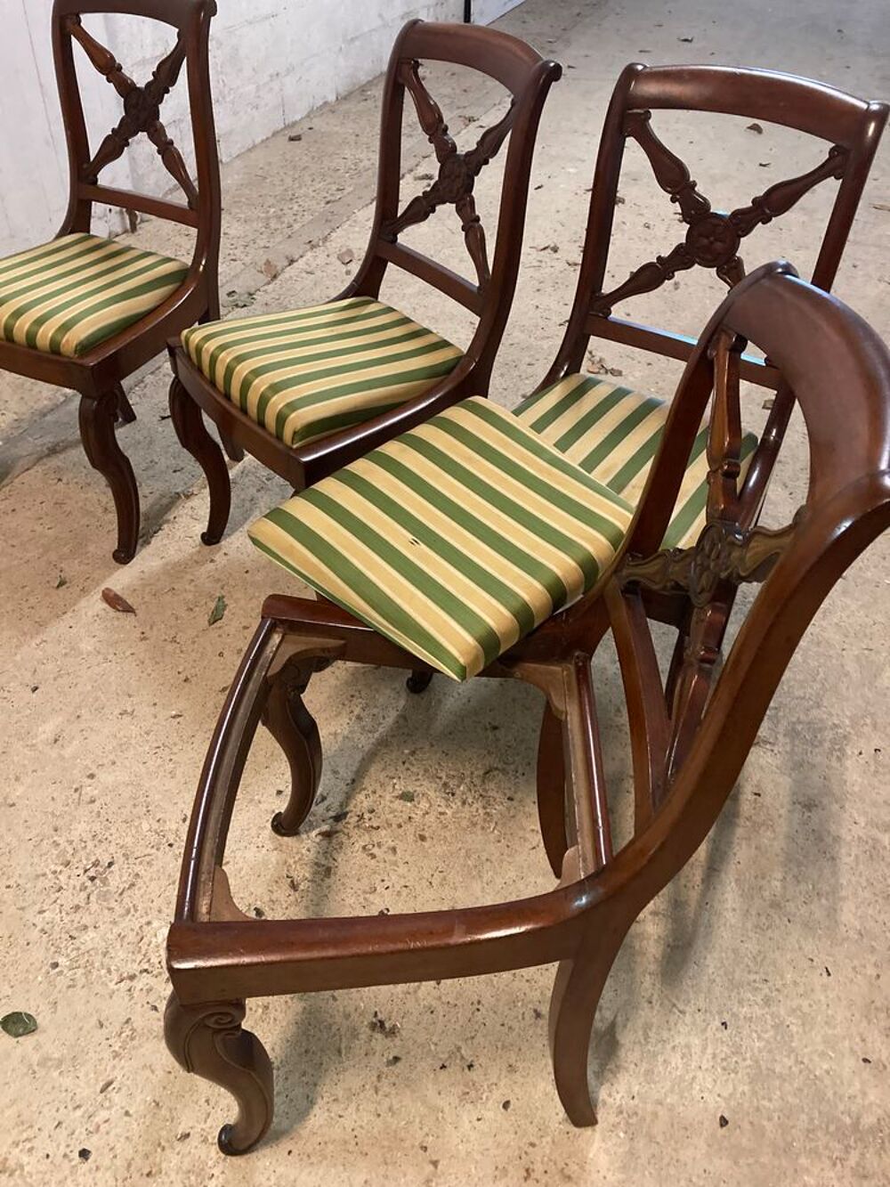 4 chaises acajou Meubles