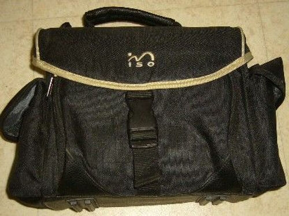 Sac de transport video,photo noir ISO Maroquinerie