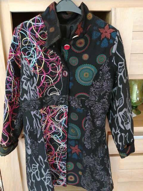 Manteau style desigual sale