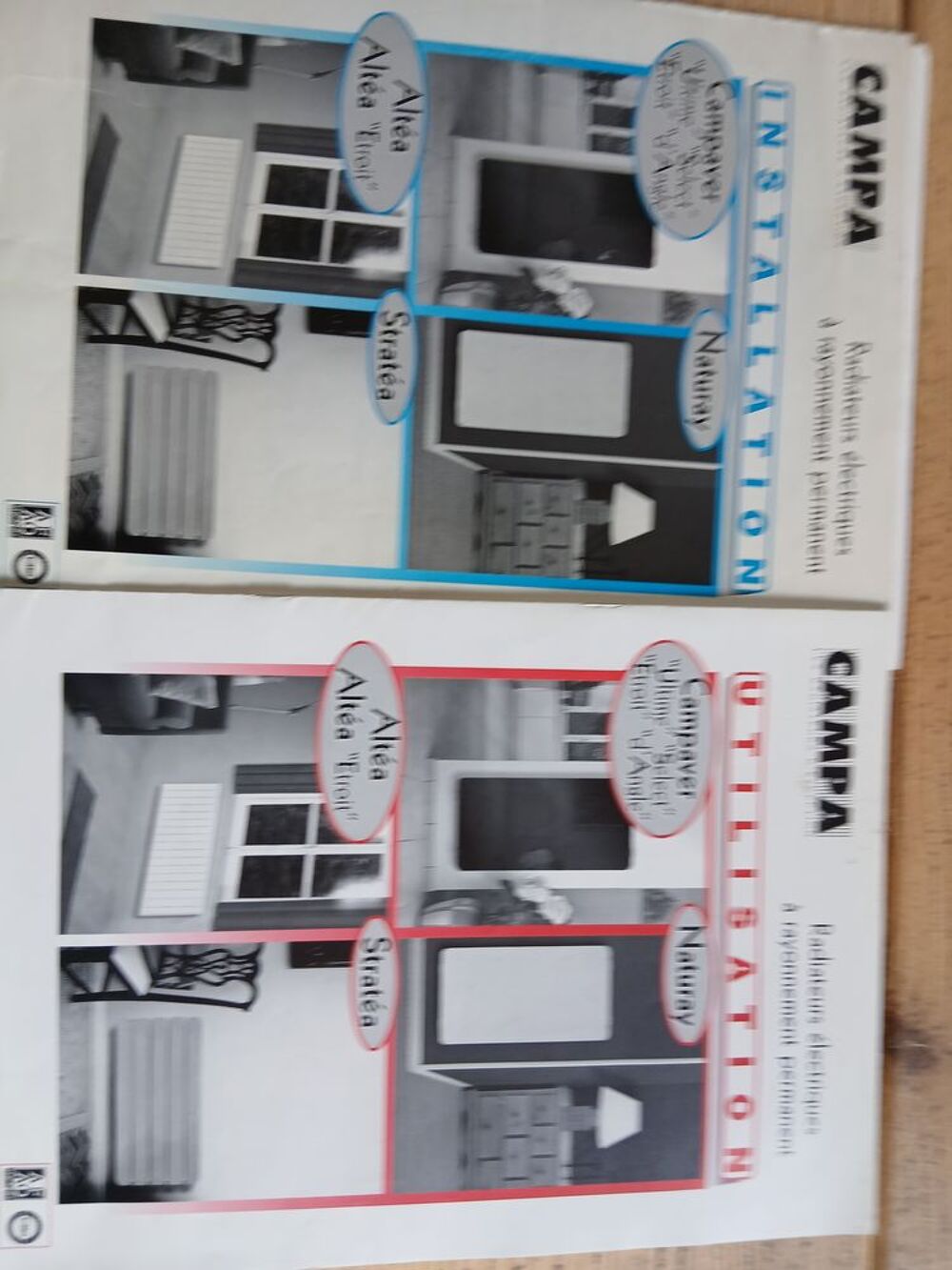2 radiateurs CAMPA 1500w Electroménager