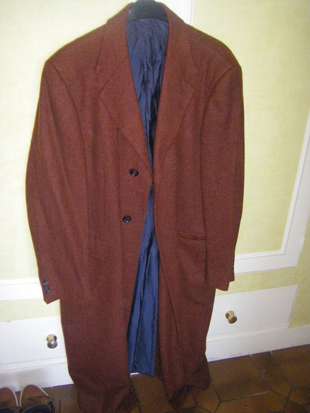 PARDESSUS LAINE TAILLEUR ITALIEN TBE Vêtements