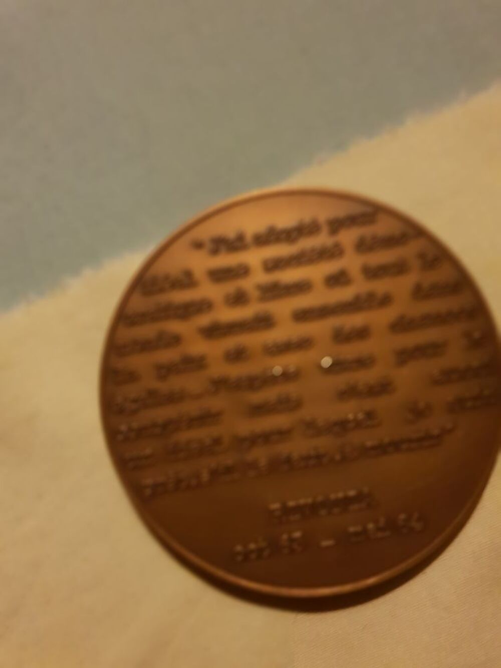 m&eacute;daille de bronze 