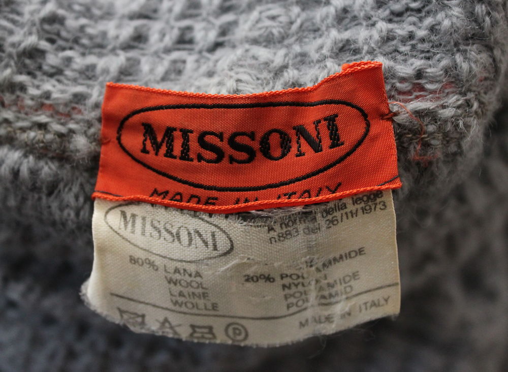 Pull gris bleu MISSONI T.38 Vêtements