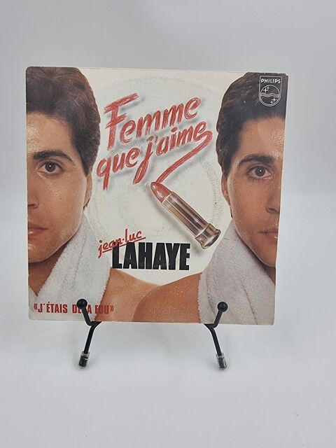 Vinyle 45 tours Jean-Luc Lahaye : Femme que j'Aime 2.75 Vulbens (74)