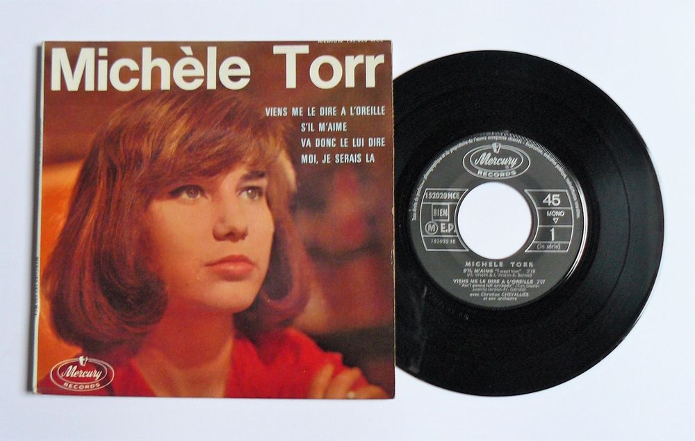  EP Mich&egrave;le TORR : Viens me le dire &agrave; l'oreille - Mercury CD et vinyles