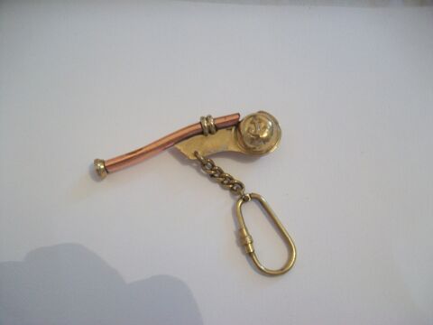 Porte cl�s marin sifflet de bosco laiton cuivre artisanat 9 Thizy (69)