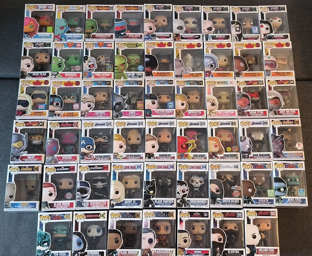 Funko pops DC Comics et Marvel Jeux / jouets