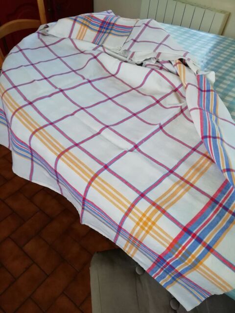 grande nappe avec des rayures 270 cm sur 145 cm Plouisy (22)