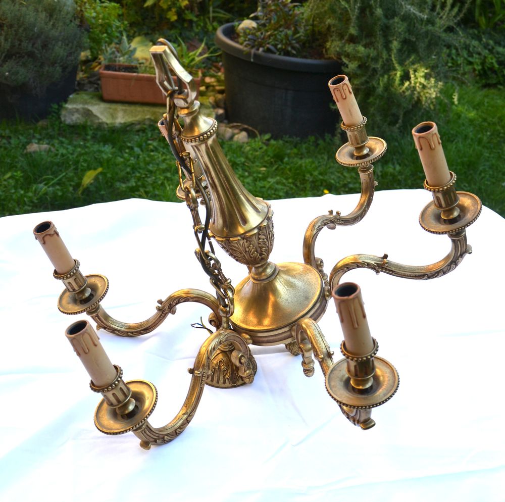 lustre bronze Décoration