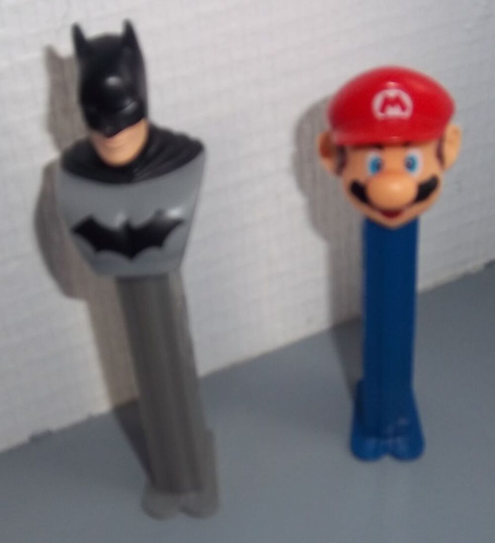 Distributeur Pez Batman Mario Bros 