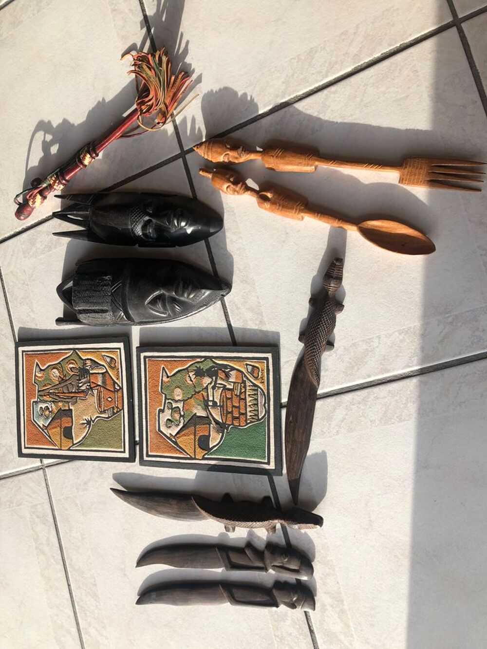 Tableaux et objets africains Dcoration