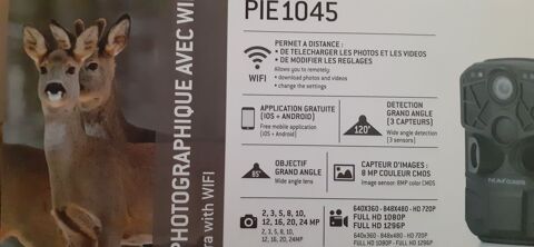PIEGE PHOTOGRAPHIQUE AVEC WIFI NUM axes PIE 1045 140 Marnay (86)