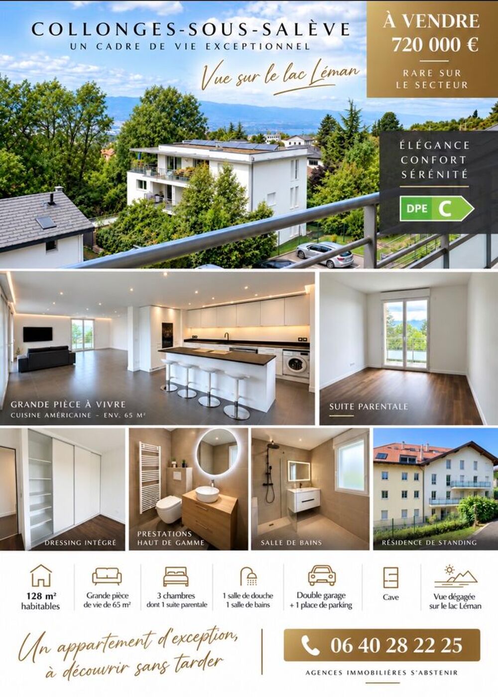Vente Appartement Collonges-sous-Salève ? Superbe appartement de 128 m² Collonges-sous-salève