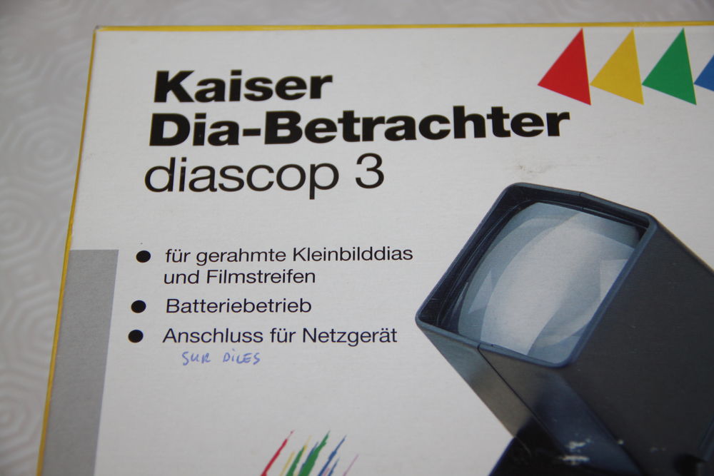 visionneuse pour diapositives et films en bande Photos/Video/TV