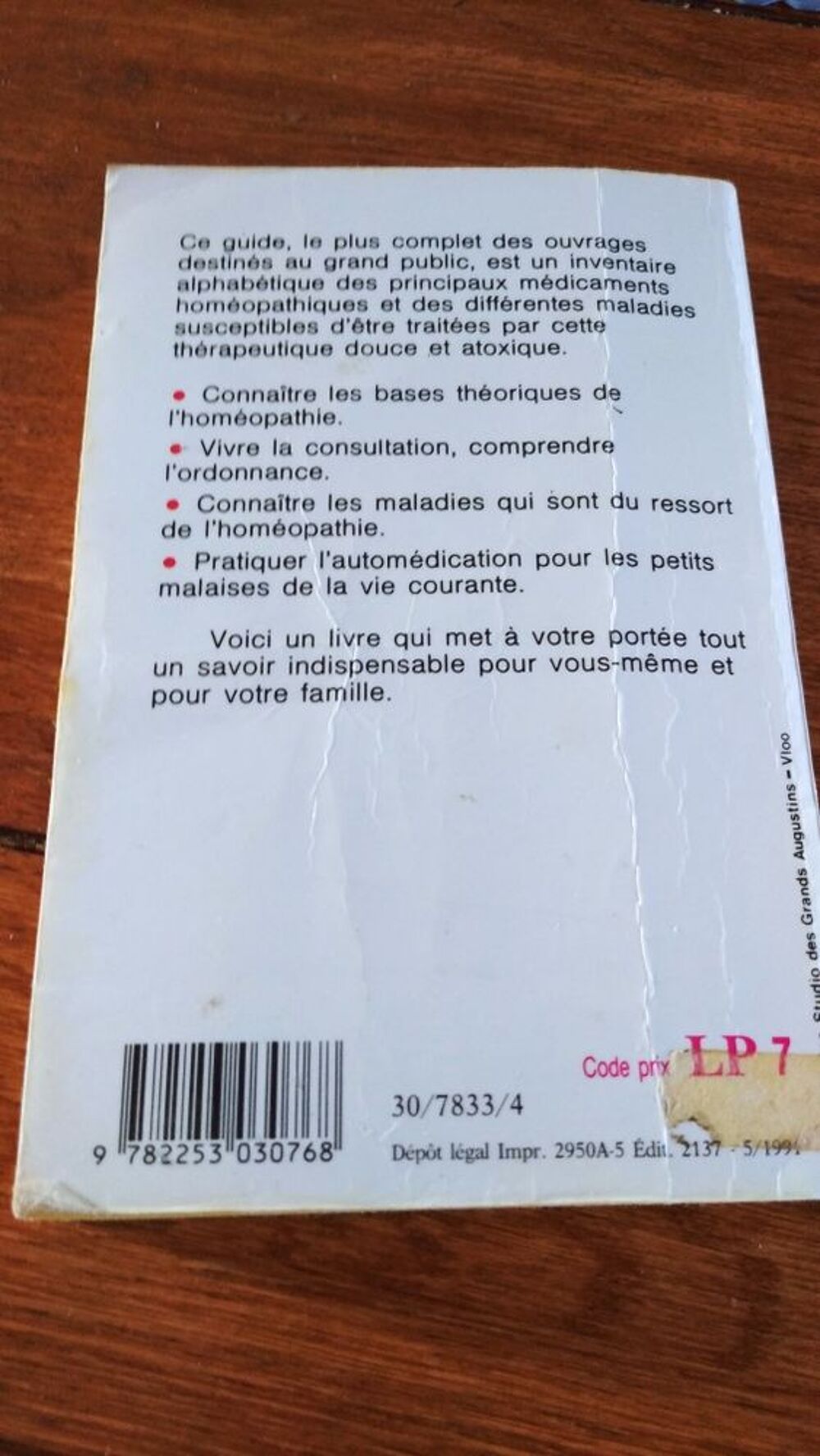 guide familial de l'hom&eacute;opathie Livres et BD