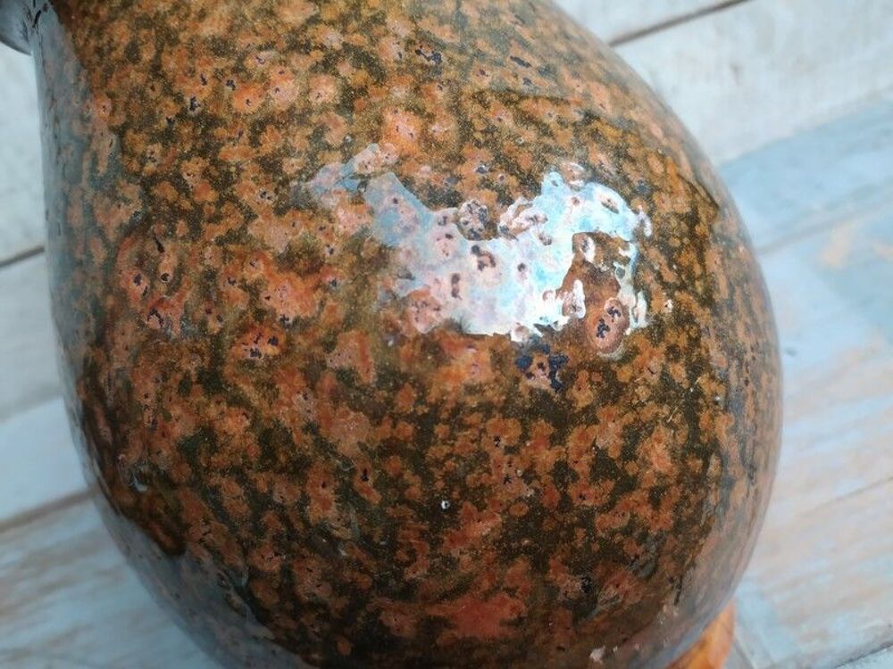 Ancien Vase Pot Gr&egrave;s Biot Ren&eacute; Aug&eacute; Larib&eacute; Décoration