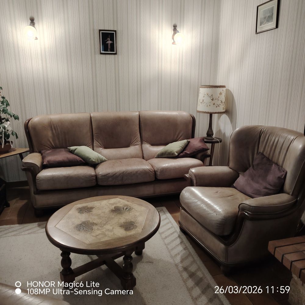 Salon cuir Meubles