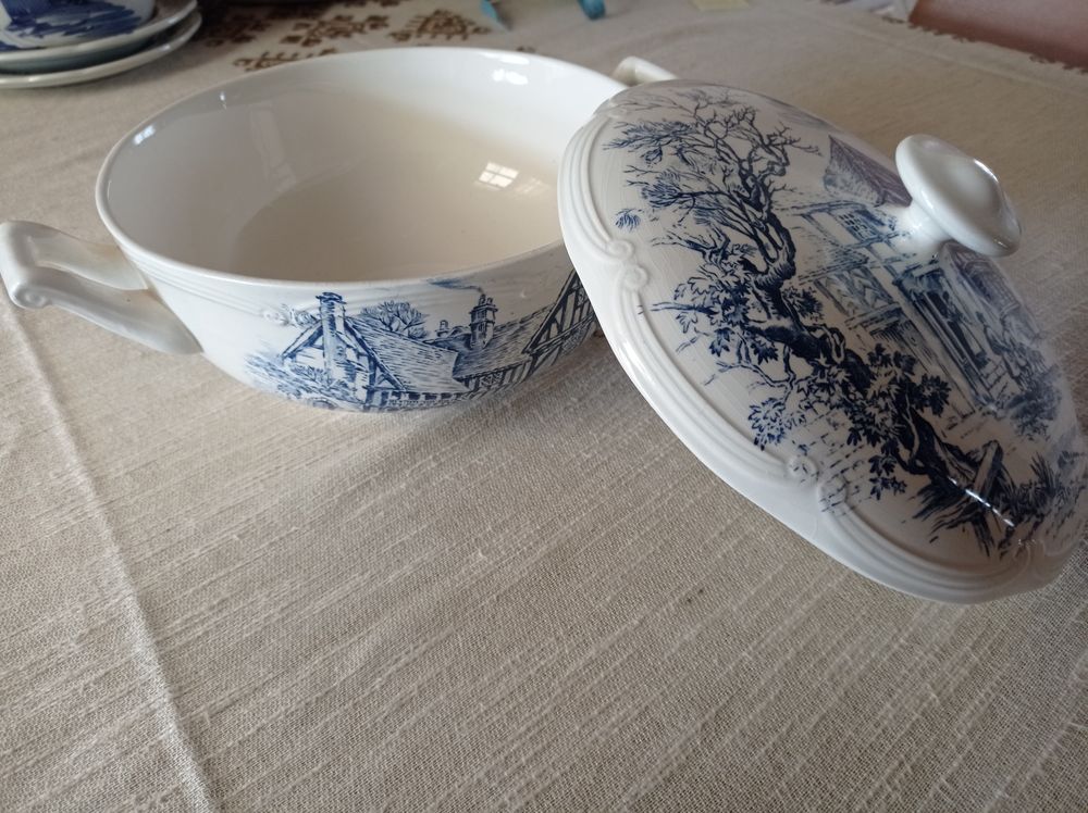 LOT VAISSELLE BLEUE Electroménager