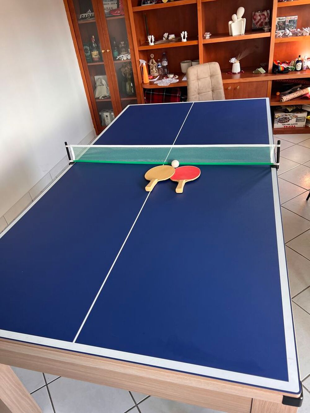 Table convertible 3-en-1 Billard / Ping-pong / Table &agrave; mange Meubles