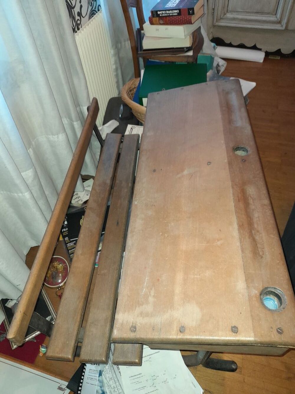 banc d'&eacute;cole ancien Mobilier enfants