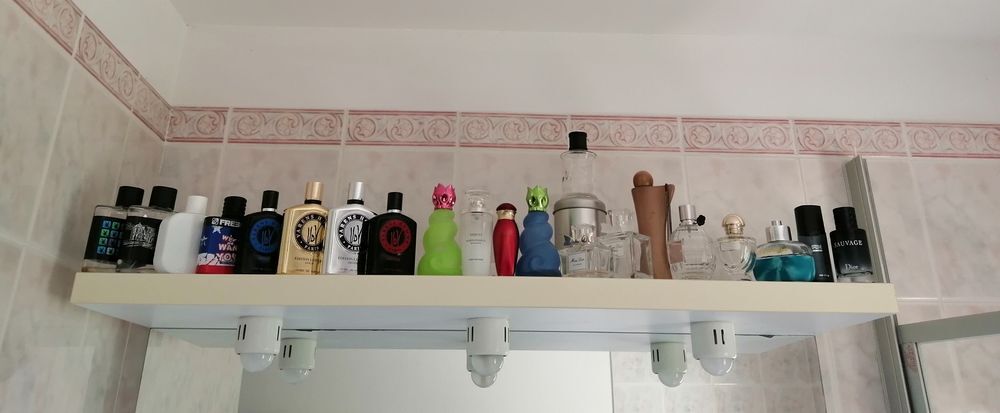BOUTEILLES DE PARFUM VIDES 