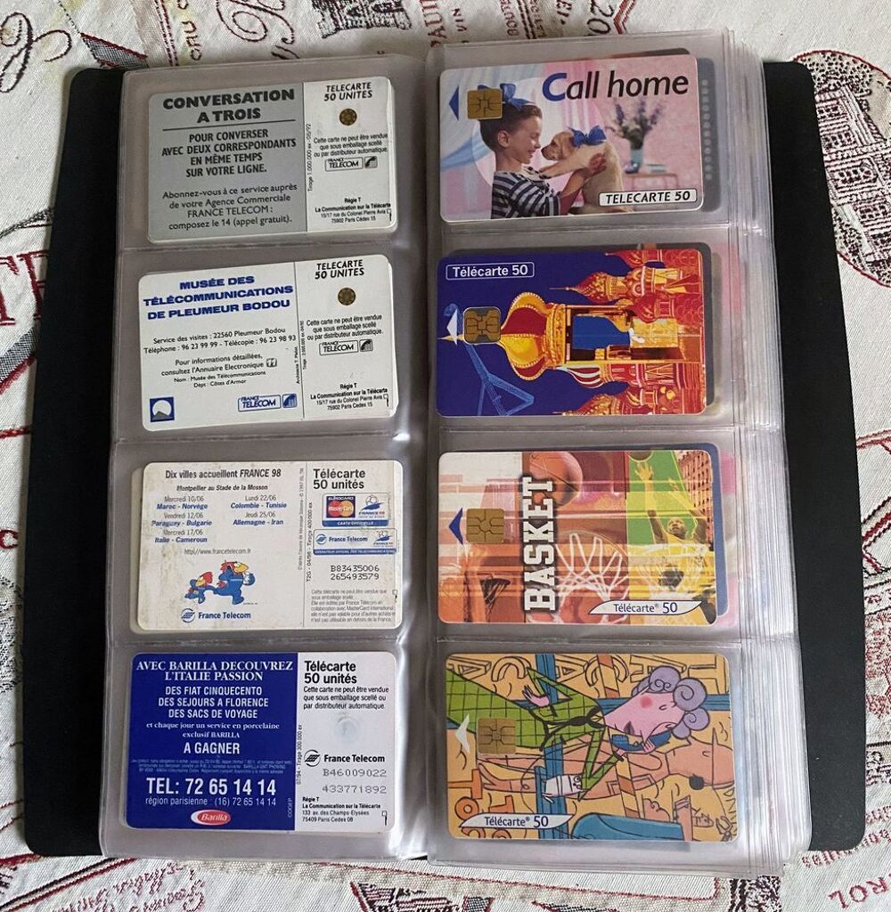 Collection timbres + cartes t&eacute;l&eacute;phoniques 