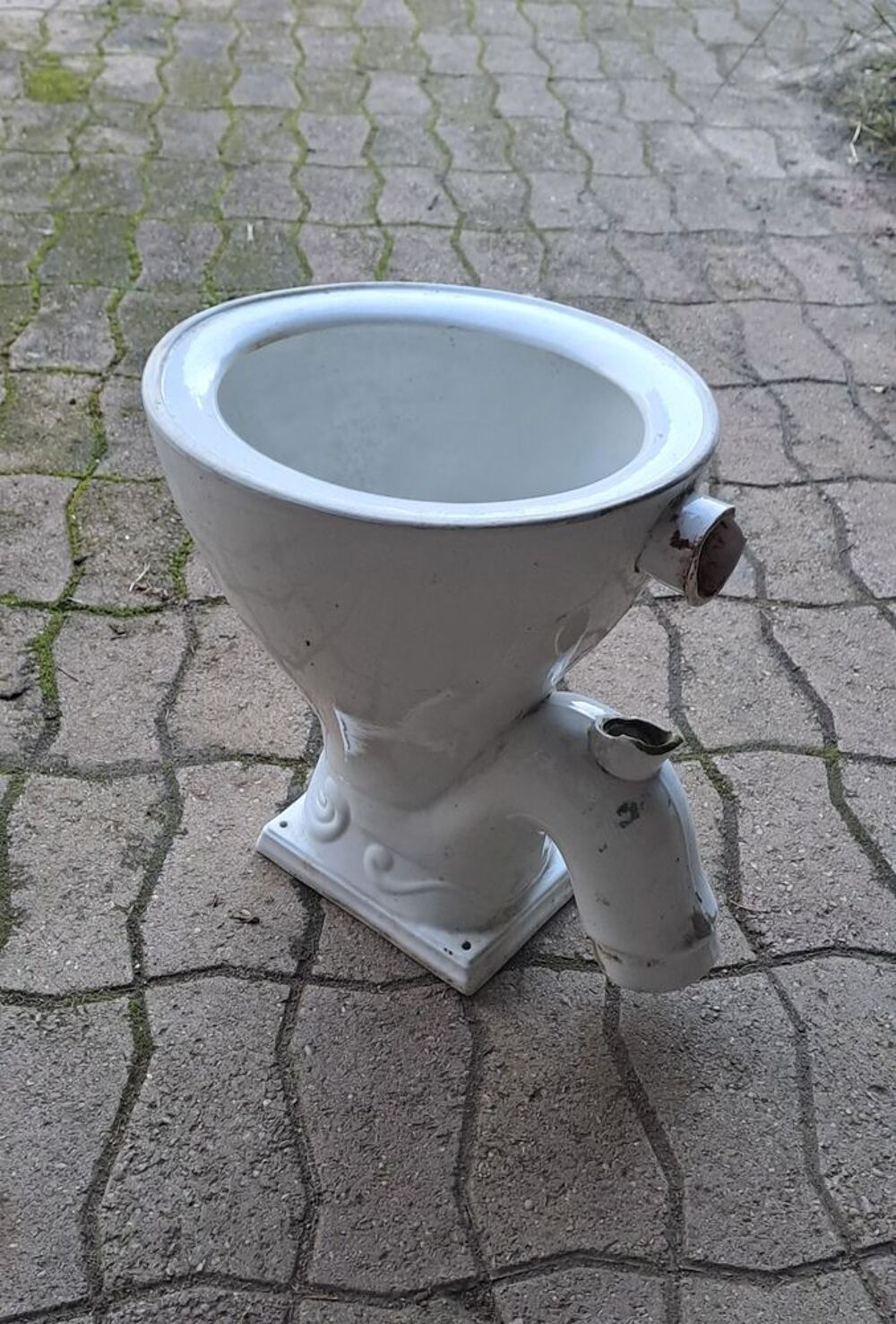 Ancienne cuvette WC pour Deco 