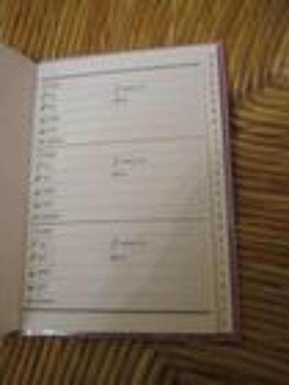 Agenda alphab&eacute;tique club des 18 ans Maroquinerie