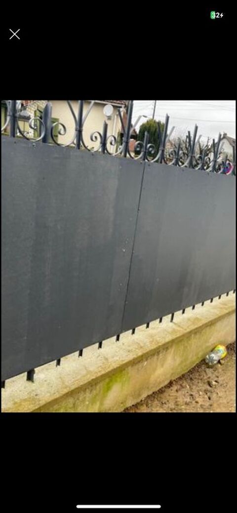 Plaque de fer pour clotures 20 PIECES 112X130 10 Longjumeau (91)