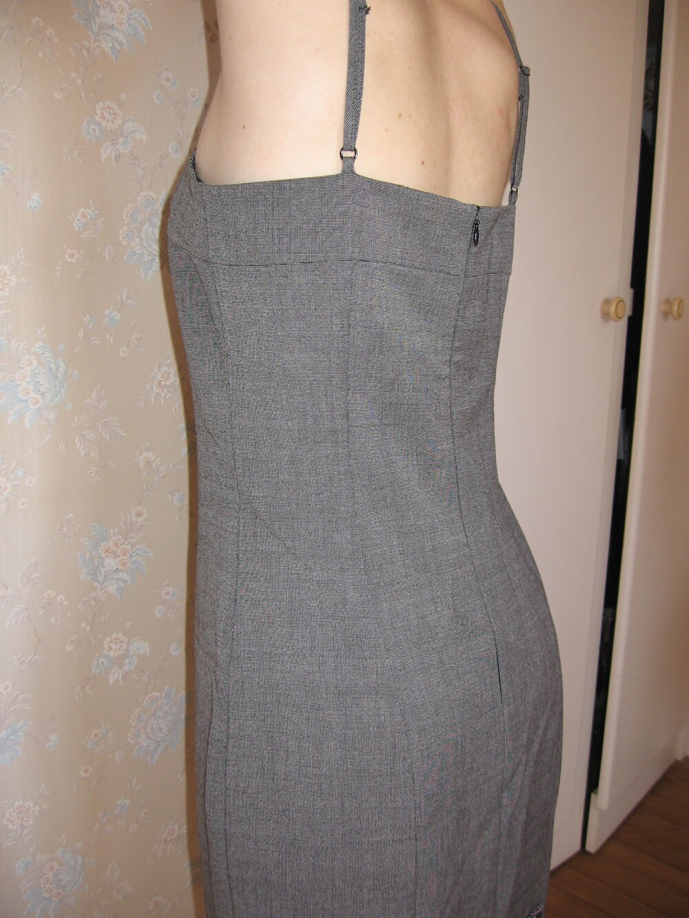 Robe courte bretelles Vtements