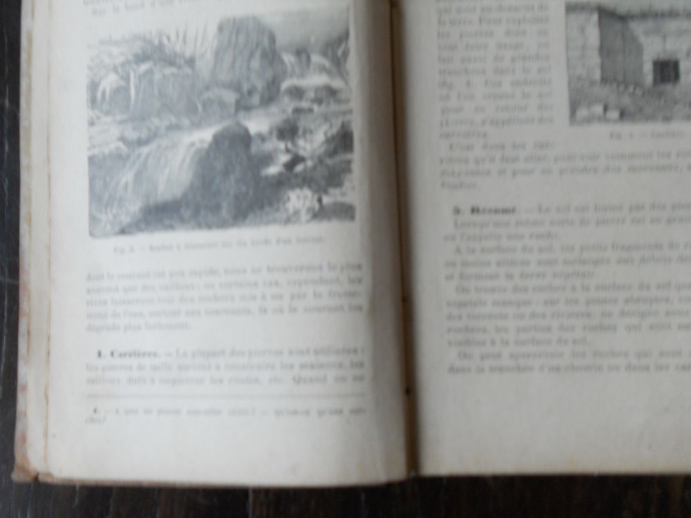 PIERRES &amp; TERRAINS. Gaston Bonnier.1901 Livres et BD