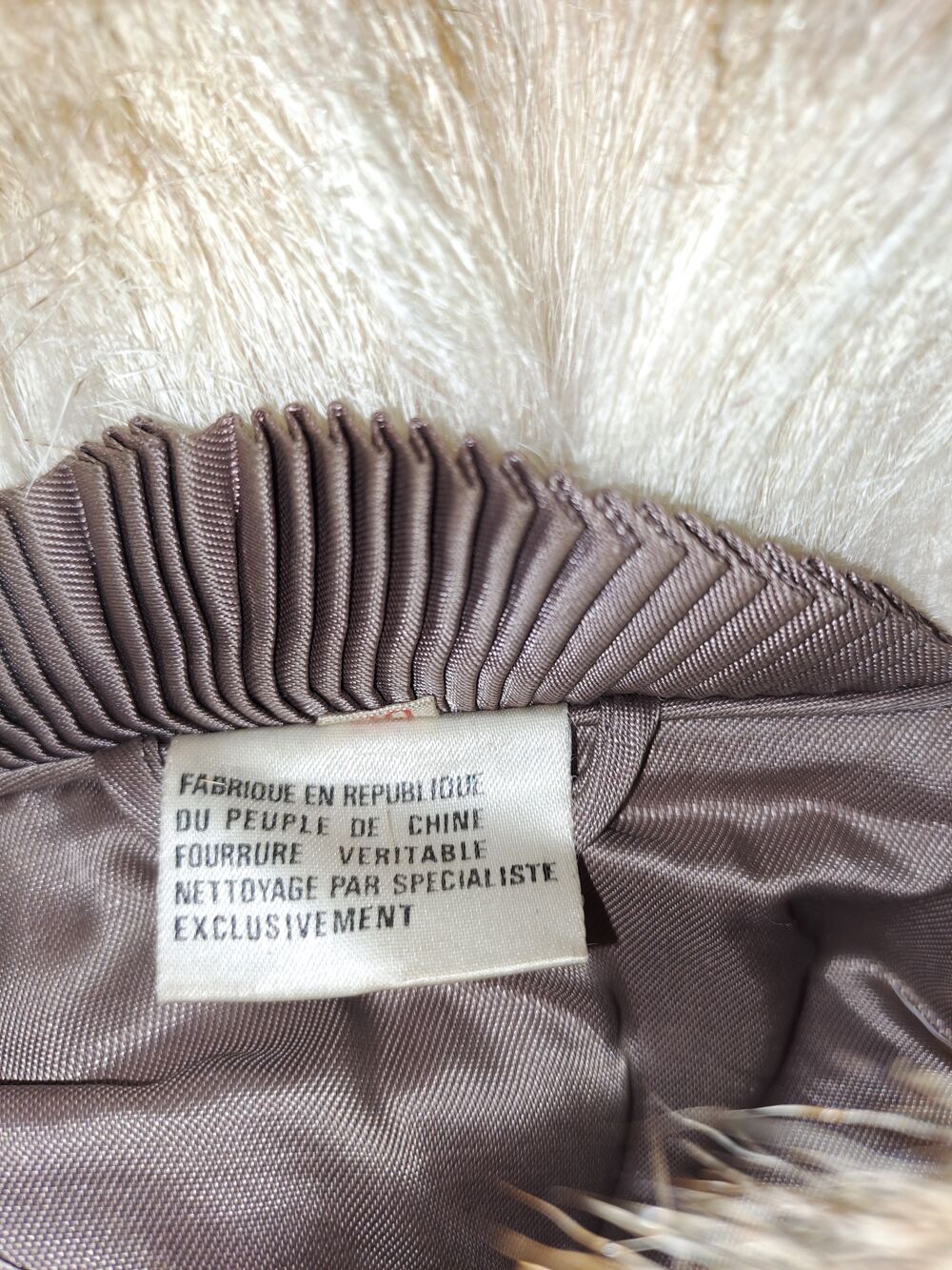 Manteaux femme fourrure Vêtements