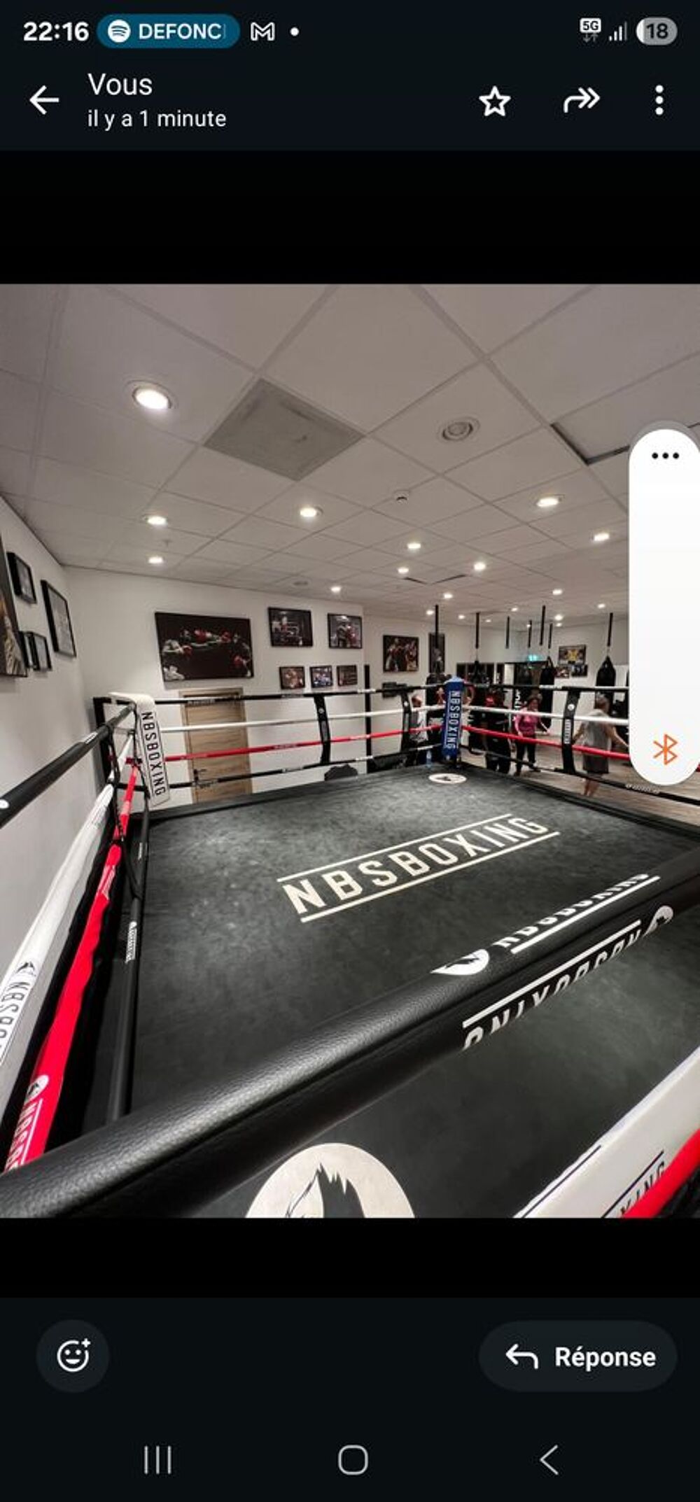 Ring de boxe Sports