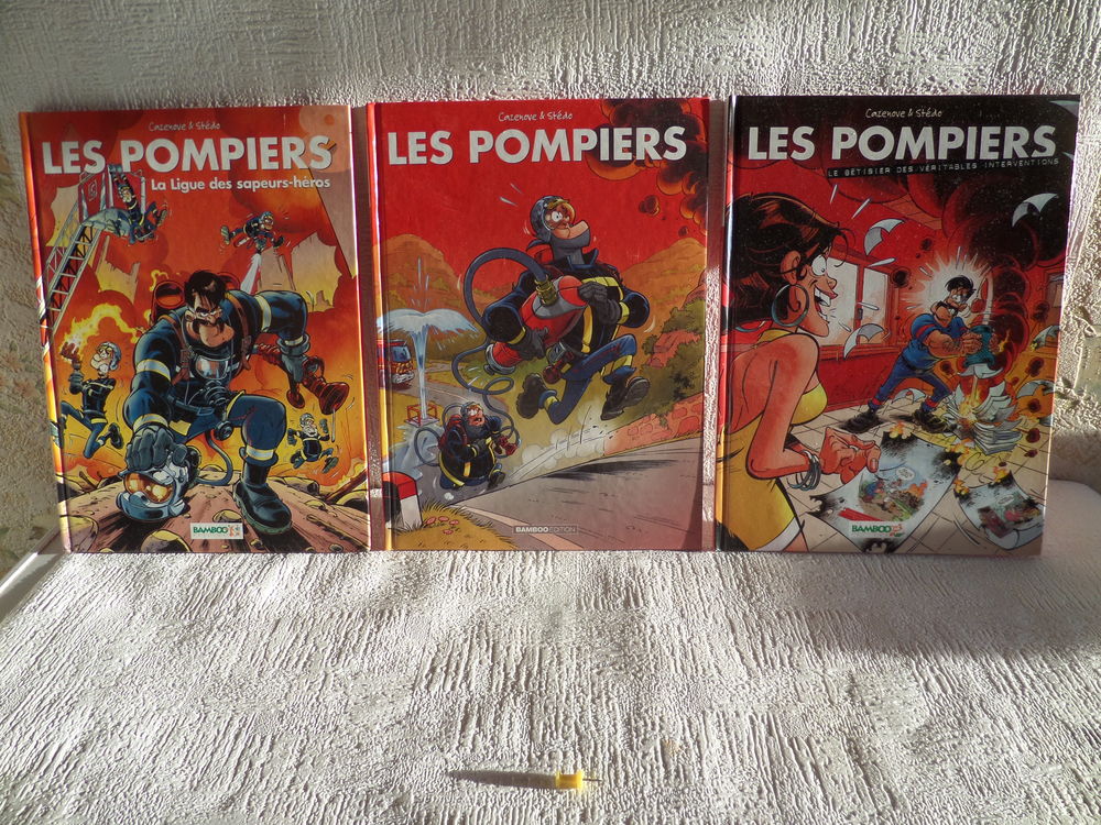 bandes dessin&eacute;es les POMPIERS.LES FONCTIONNAIRES. Livres et BD