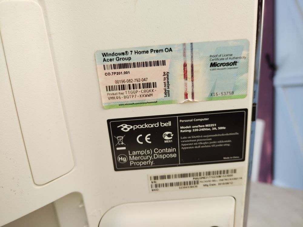 Ordinateur de bureau PACKARD BELL Matériel informatique