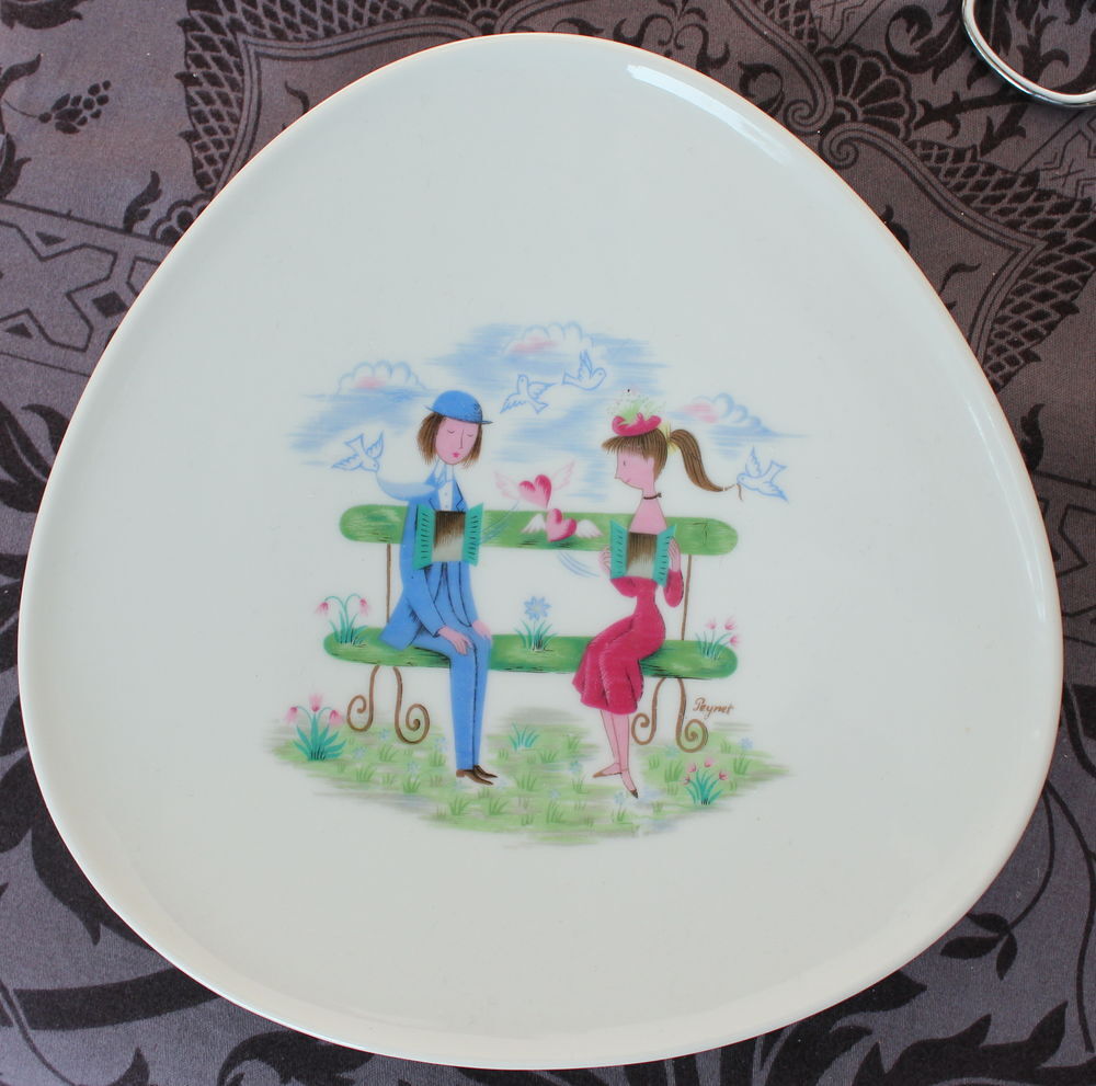 PEYNET Assiette porcelaine Rosenthal Studio-Linie 