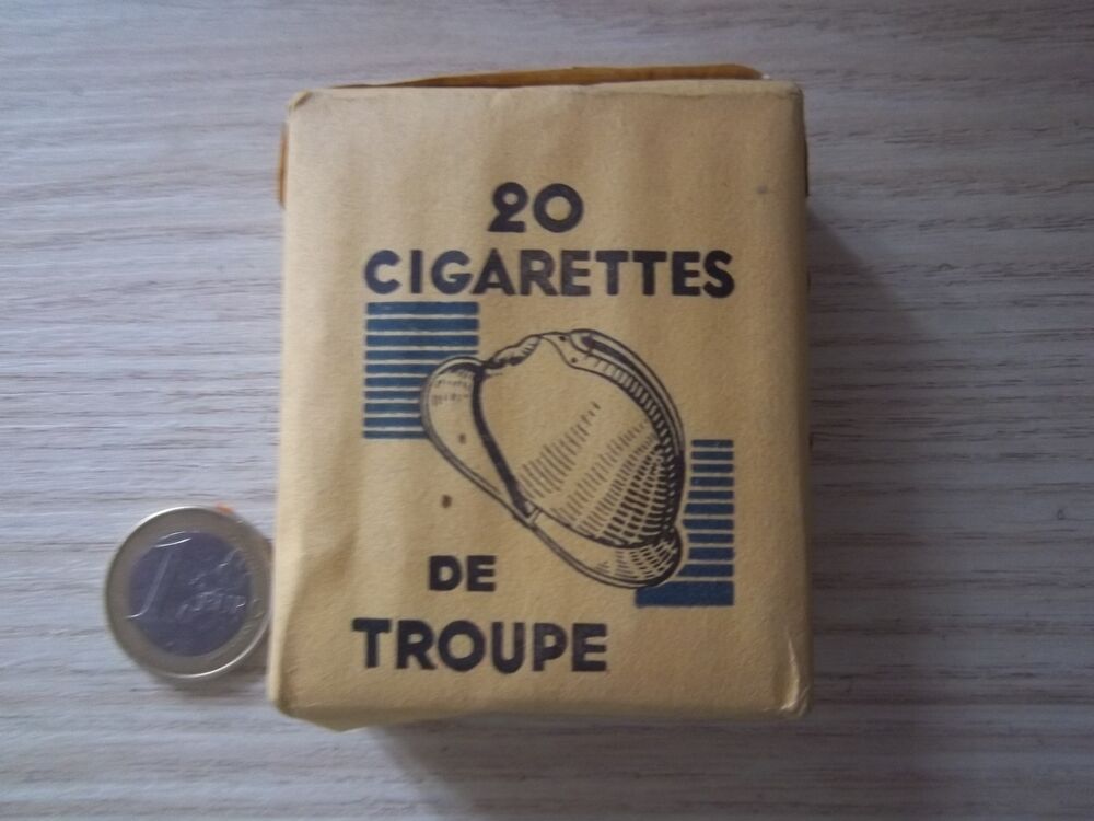 arm&eacute;e Fran&ccedil;aise - Paquet de 20 cigarettes "TROUPE" casque 