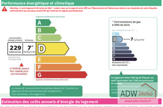  Appartement  vendre 3 pices 59 m