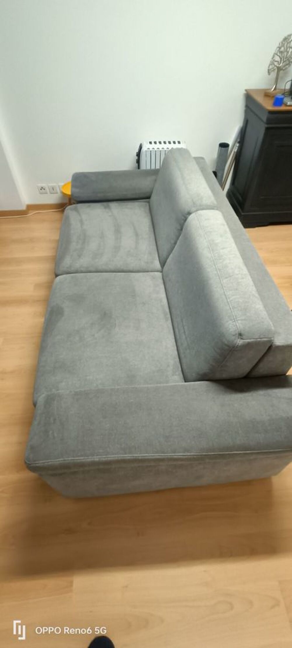 Canap&eacute; convertible gris Meubles
