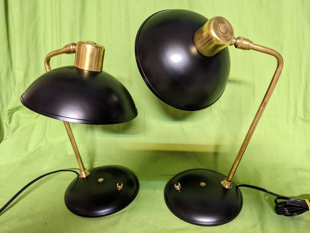 Paire de 2 lampes ARTELUCE vintage 1950 chevet ou autre. Bra Décoration